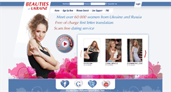 Desktop Screenshot of beauties-of-ukraine.com